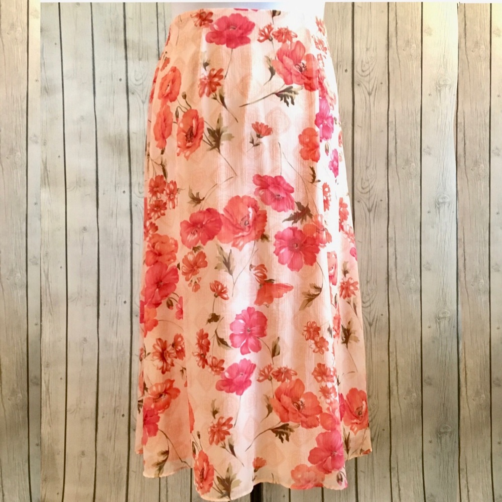 😍HP😍 Dress Barn Coral Skirt | EUC | 1X | $14